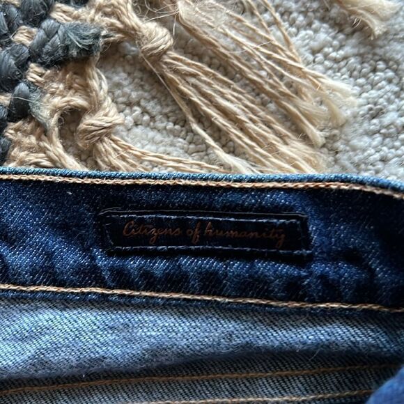 Citizens Of Humanity 28 Stretch Kelly #063 Low Waist Cropped Jeans USA Made - Picture 7 of 12